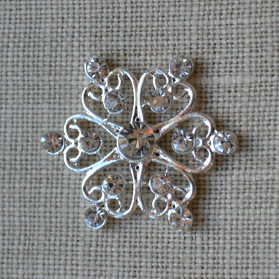 Cheap Vintage Wedding Filigree Star - Fern  | Diamante Embellishments