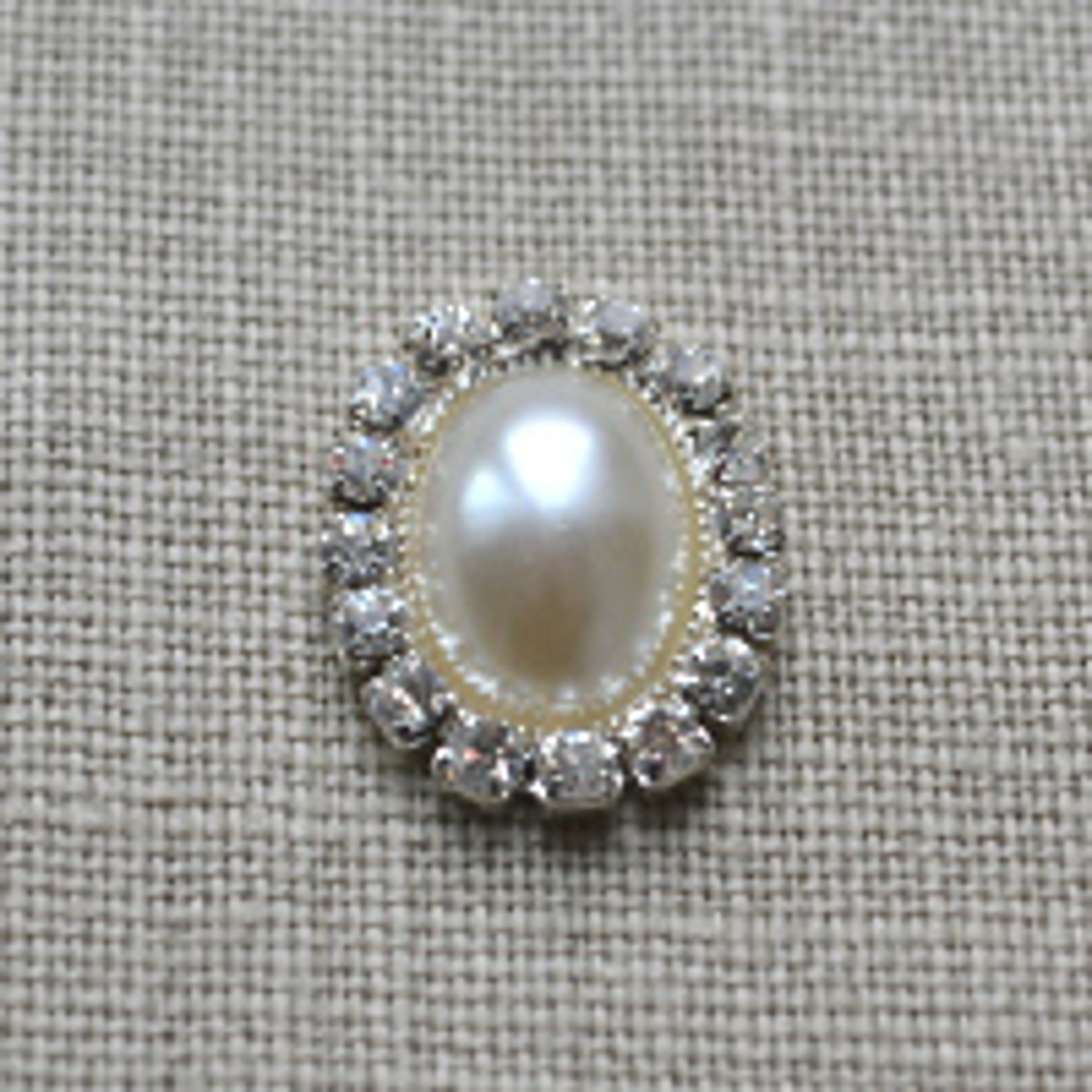Cheap Vintage Wedding Small oval pearl and diamante Wedding embellishment  | Diamante Embellishments